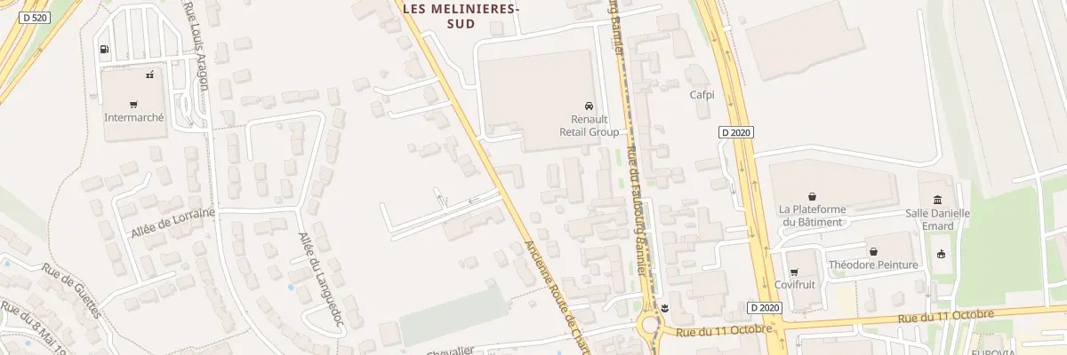 Plan du 360 Art Ancienne Route de Chartres à Saran