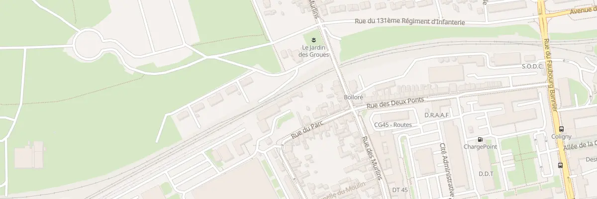 Plan du 77 Rue du Parc à Orléans