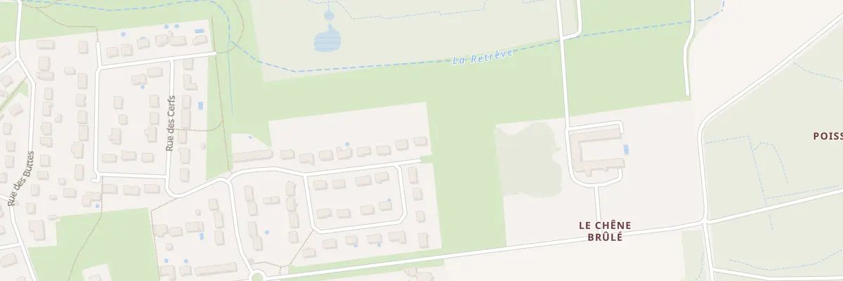Plan du 28 Rue du Renard à Cercottes