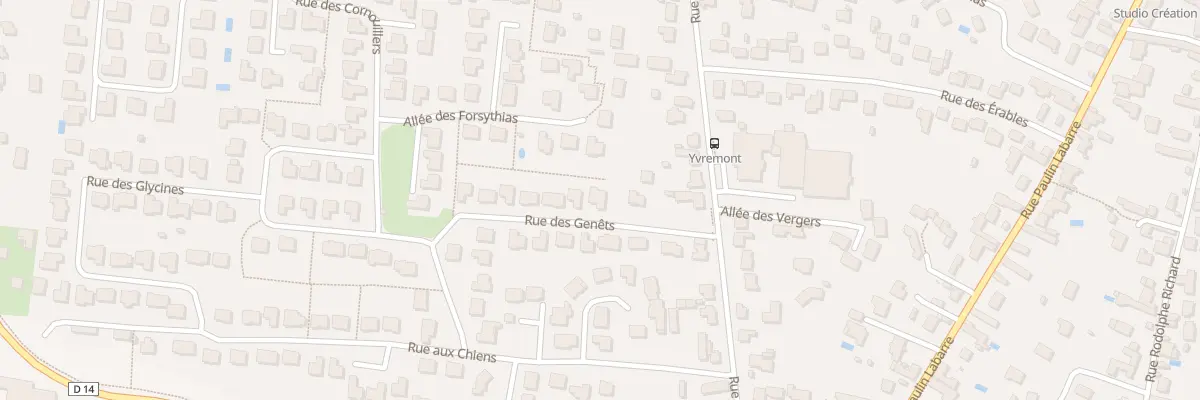Plan du 96 Rue des Genêts à Olivet