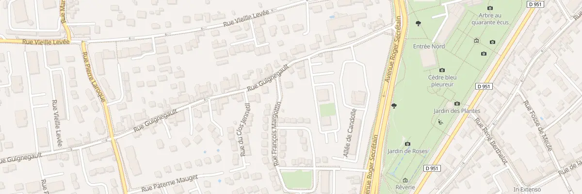 Plan du 11T Rue Guignegault à Orléans