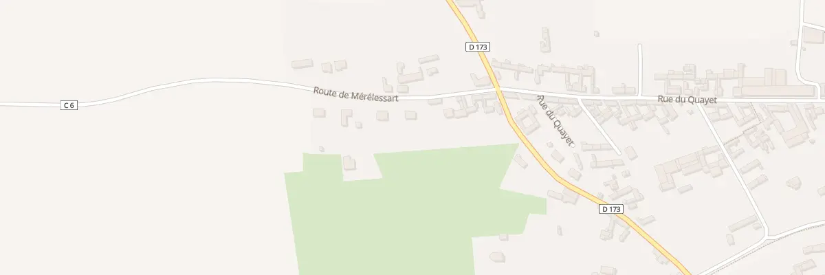 Plan du 95 Rte de Merelessart à Allery