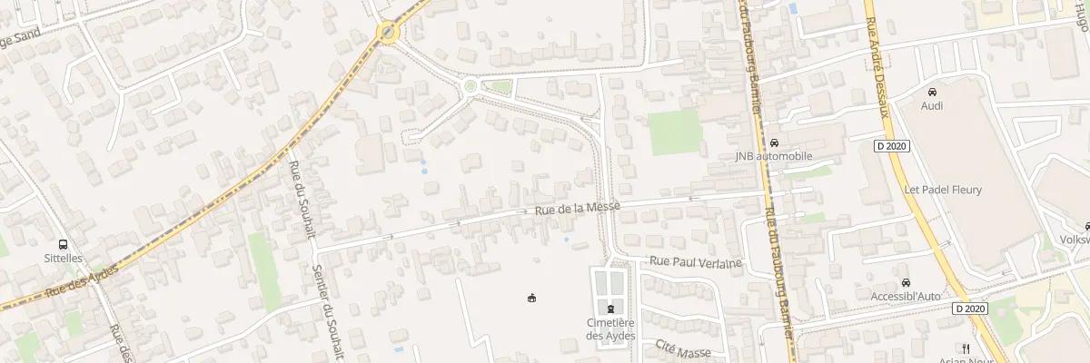 Plan du 24 Rue de la Messe à Orléans
