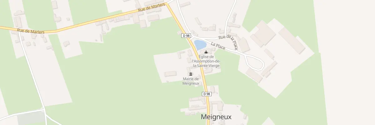 Plan du 7 Rue de l’Eglise à Meigneux