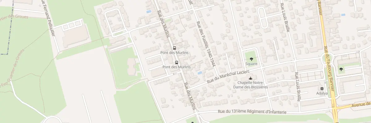 Plan du 130 Rue des Murlins à Orléans