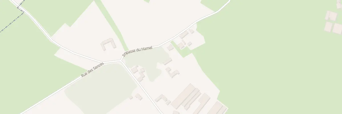 Plan du 6 Imp du Hamel à Brunembert