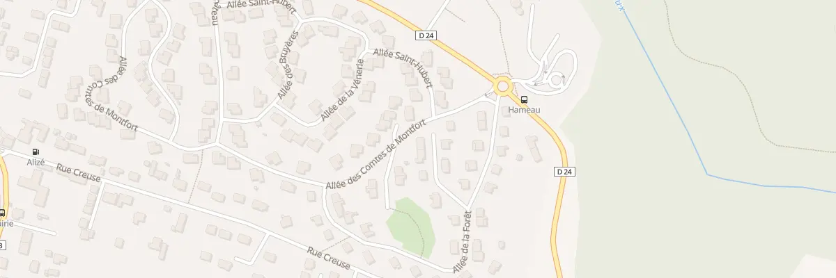Plan du 7 All des Garennes à Auffargis