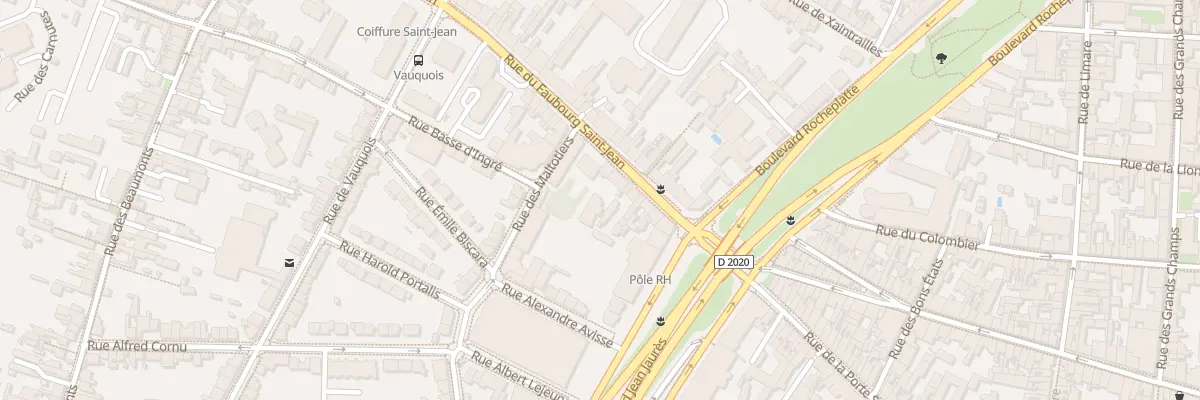 Plan du 11B Rue Faubourg Saint Jean à Orléans