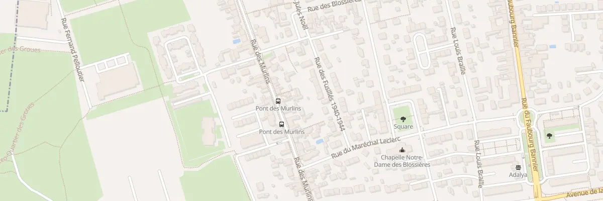 Plan du 138T Rue des Murlins à Orléans