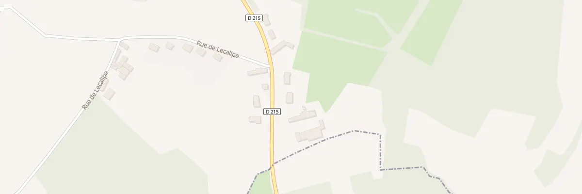 Plan du 13 Rte de Selles à Brunembert