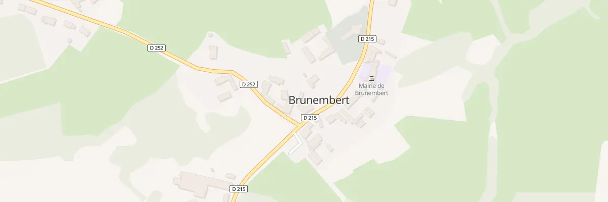 Plan du 1 Pce Servois à Brunembert