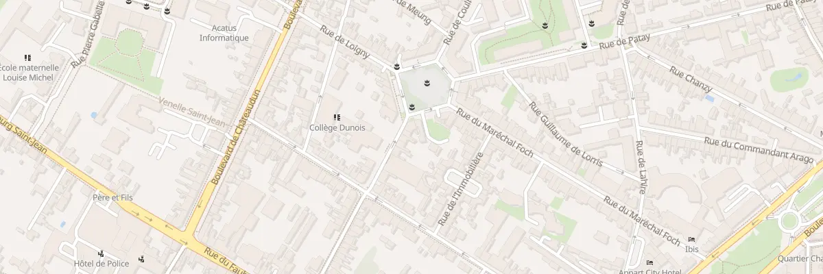 Plan du 36 Rue de Coulmiers à Orléans