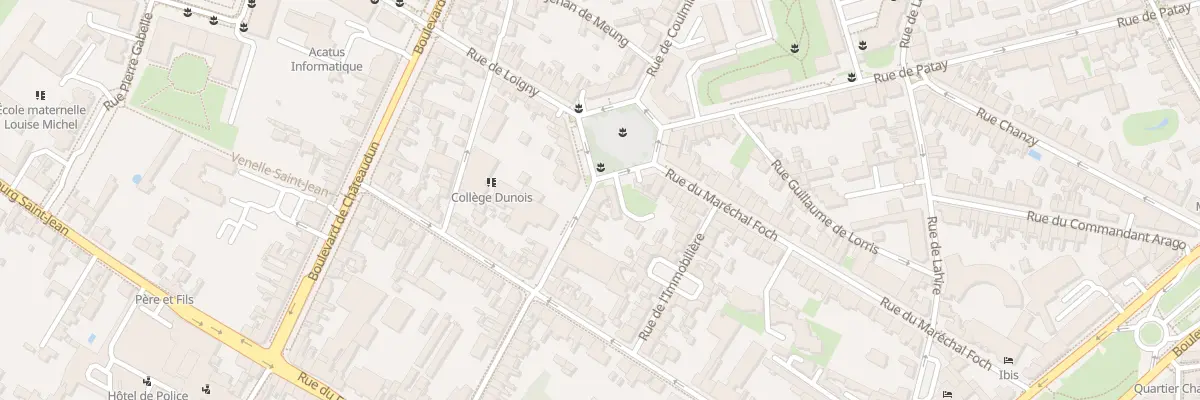 Plan du 38 Rue de Coulmiers à Orléans