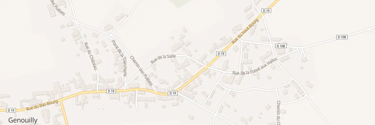 Plan du 12 Rue de la Salle à Genouilly