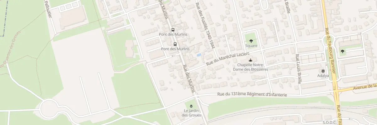 Plan du 120 Rue des Murlins à Orléans