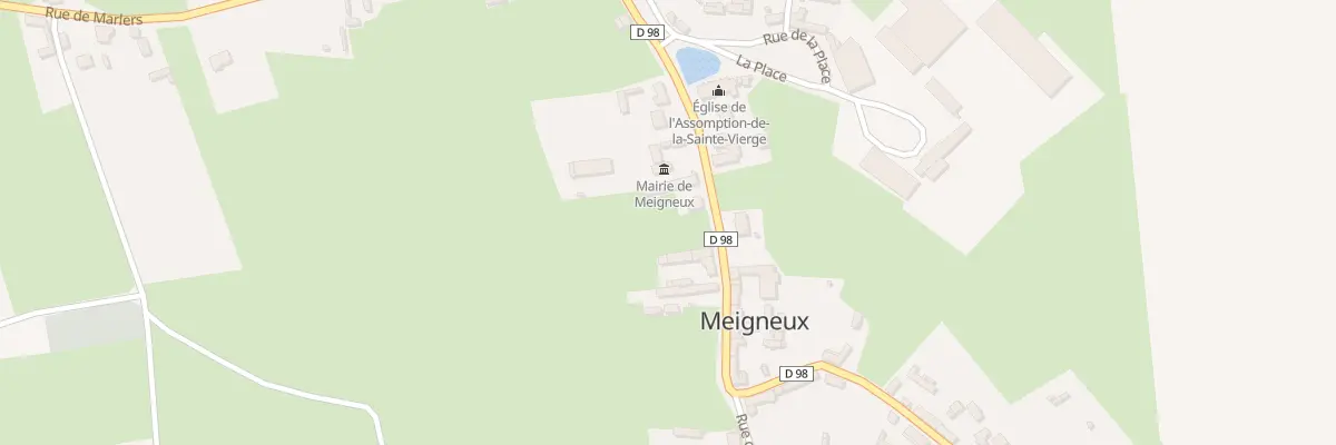 Plan du 13 Rue de l’Eglise à Meigneux