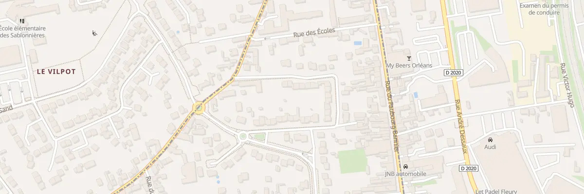 Plan du 45 Rue de l’Union à Orléans