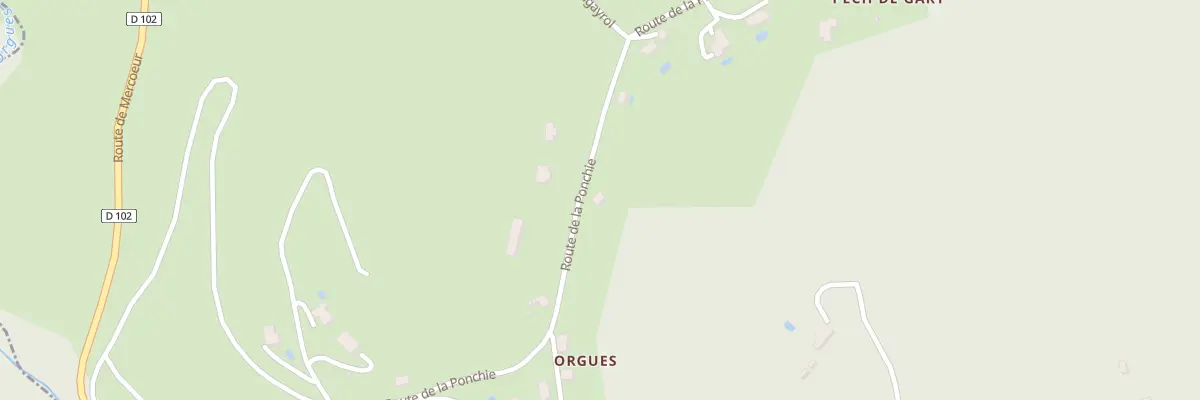 Plan du 5577F A Orgues à Cahus