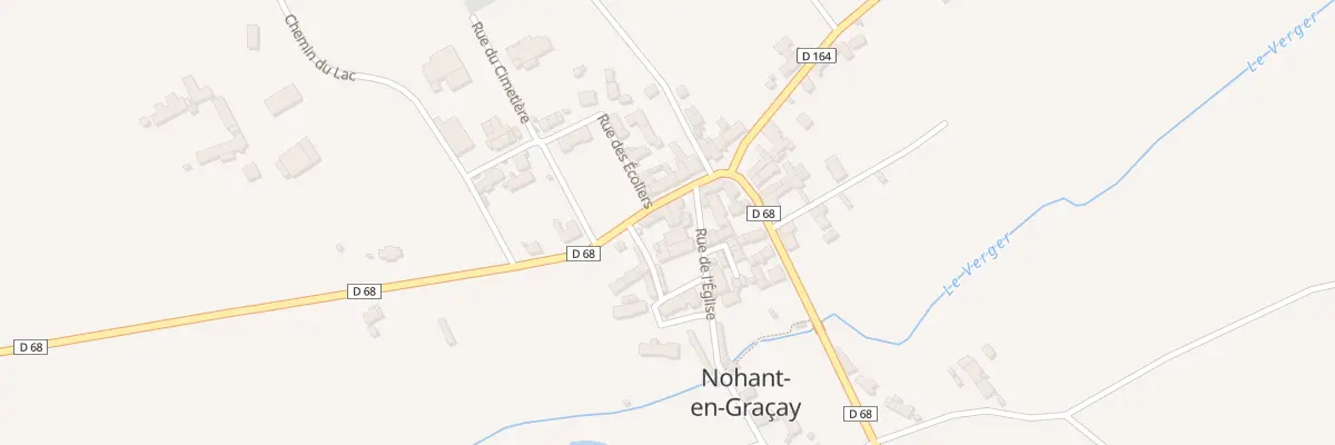 Plan du 2 Rte de Gracay à Nohant-en-Graçay