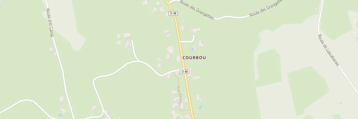 Plan du 737 Rue de Courbou à Leyme