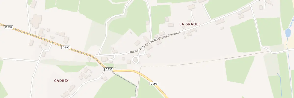 Plan du 26 La Graule à La Forêt-du-Temple