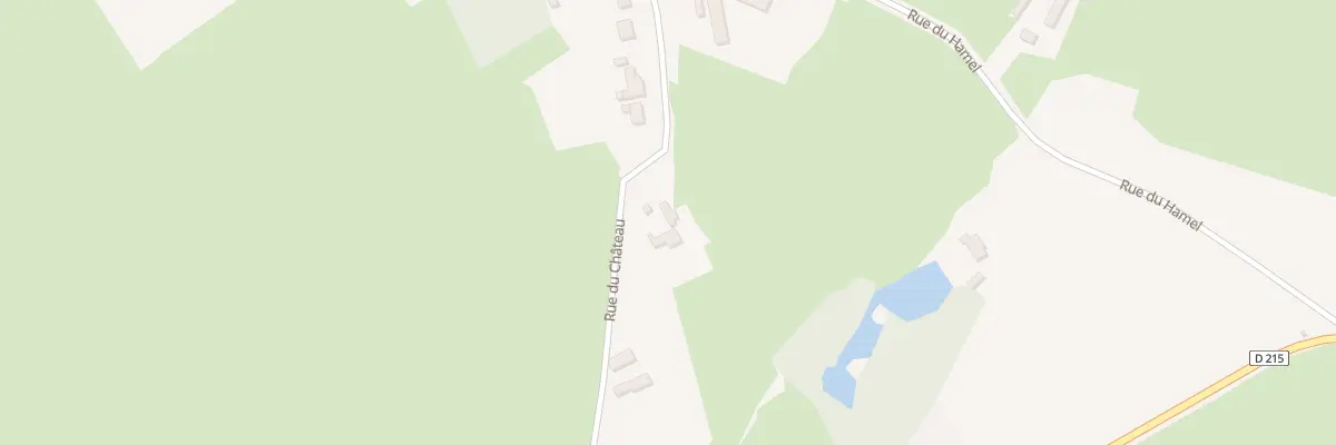 Plan du 22 Rue du Château à Brunembert