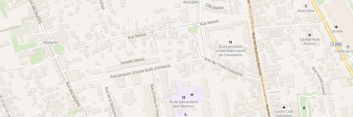 Plan du 8 Rue Jacques Groslot Bailli Orl à Orléans
