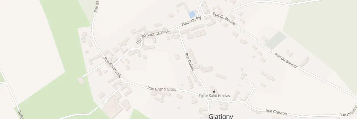 Plan du 7 Rue Dubos à Glatigny