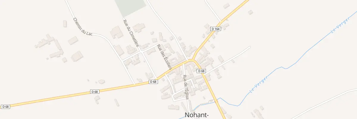 Plan du 23 Le Bourg à Nohant-en-Graçay
