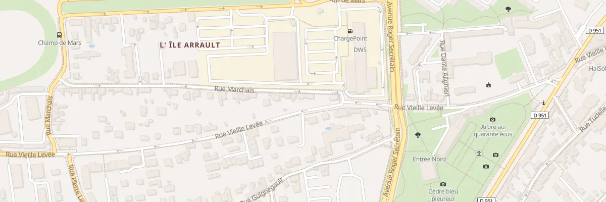 Plan du 5 Rue Marchais à Orléans