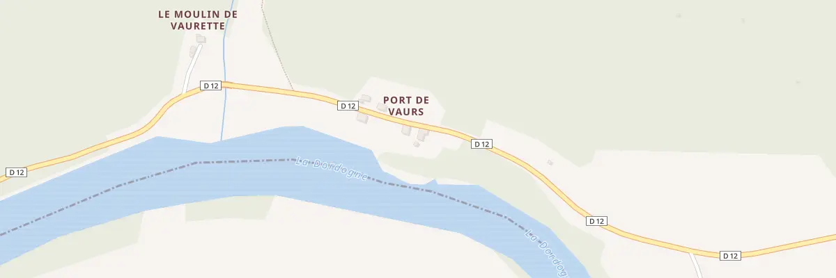 Plan du 5237 Port de Vaurs à Monceaux-sur-Dordogne