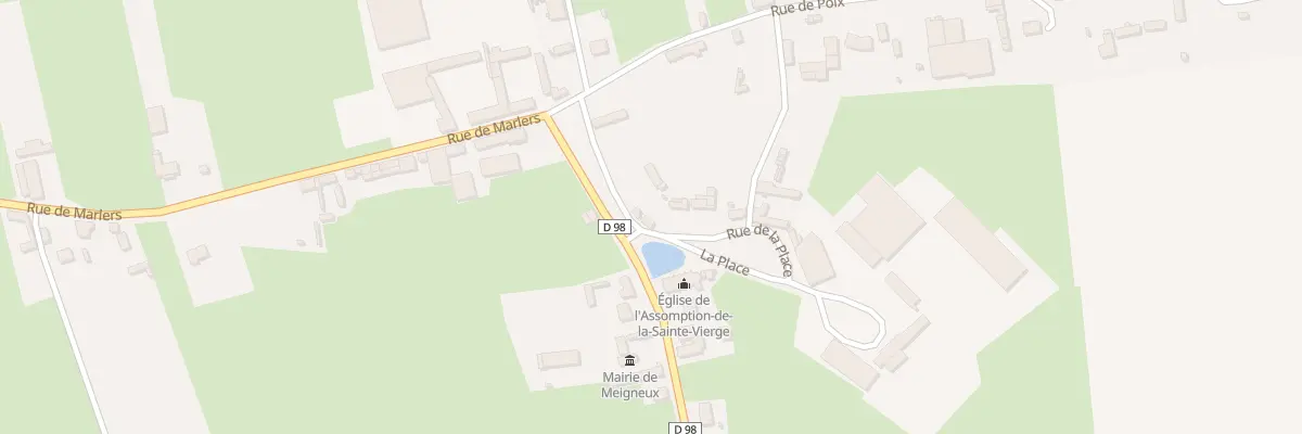 Plan du 6 Rue de l’Eglise à Meigneux