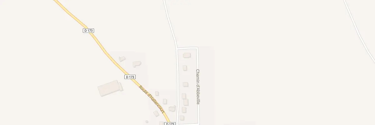Plan du 184 Che d’Abbeville à Allery