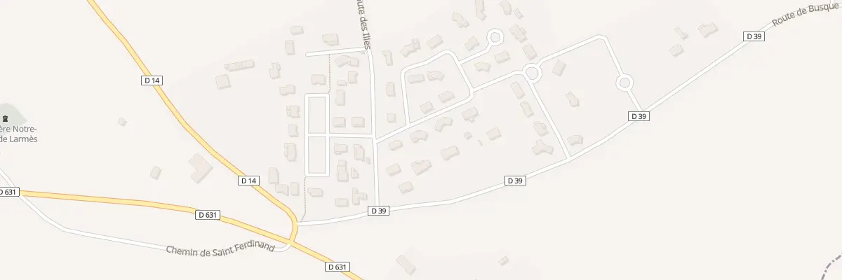Plan du 2 Lot du Clos de Larmes à Puybegon