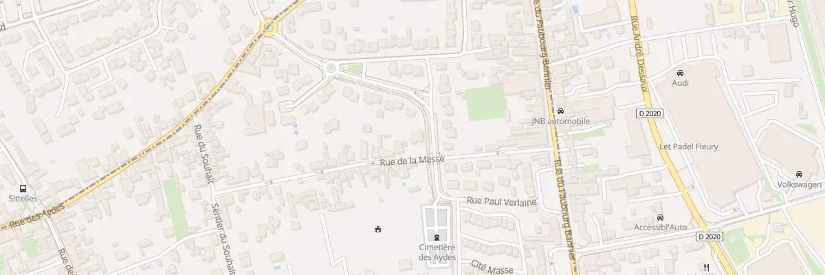 Plan du 22 Rue de la Messe à Orléans
