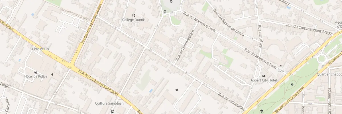 Plan du 50 Rue Xaintrailles à Orléans