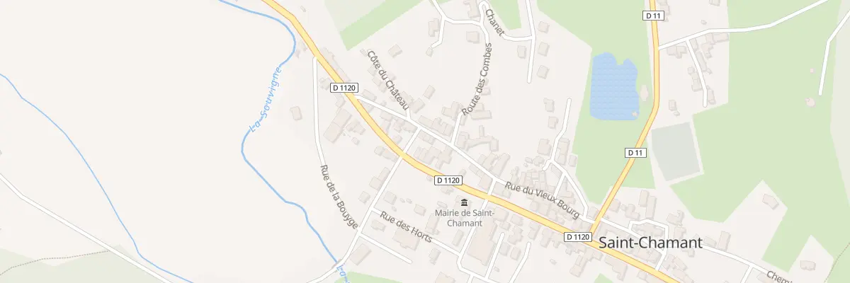 Plan du 16 Av de la Souvigne à Saint-Chamant