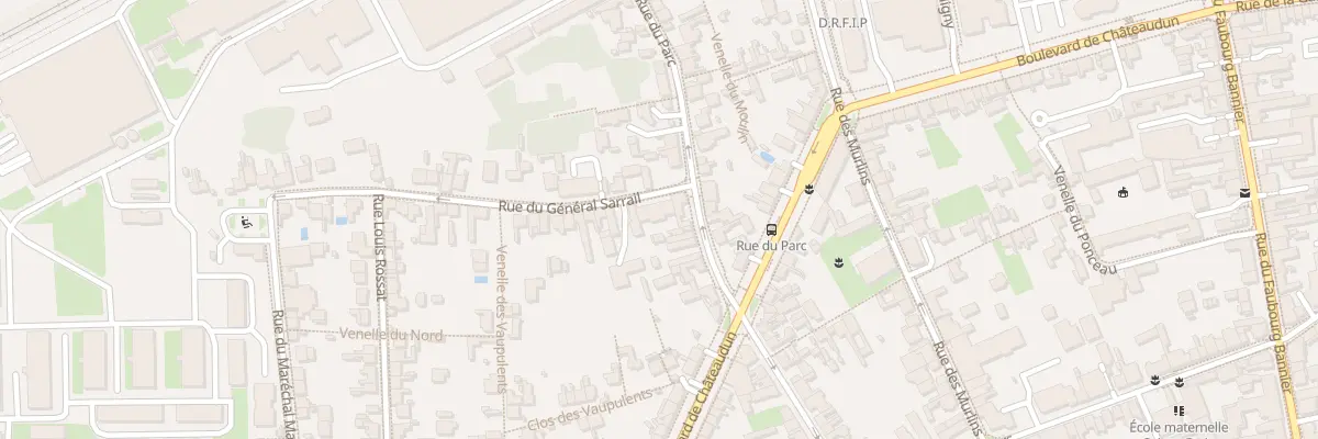 Plan du 1 Rue du Gen Sarrail à Orléans