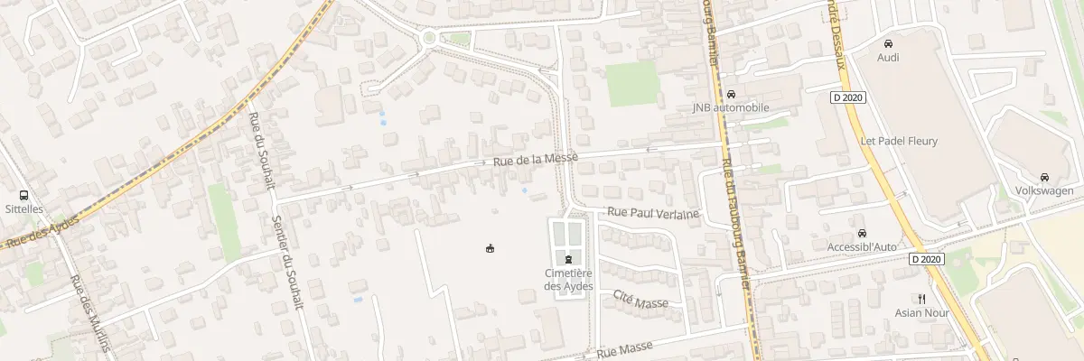 Plan du 17 Rue de la Messe à Orléans