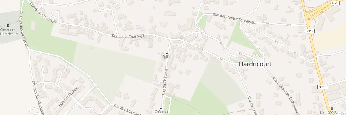 Plan du 9 Rue du Château à Hardricourt
