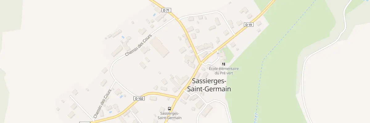 Plan du 5017 Le Bourg à Sassierges-Saint-Germain