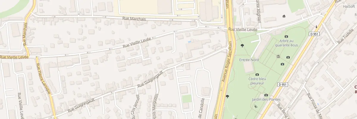 Plan du 20B Rue Guignegault à Orléans