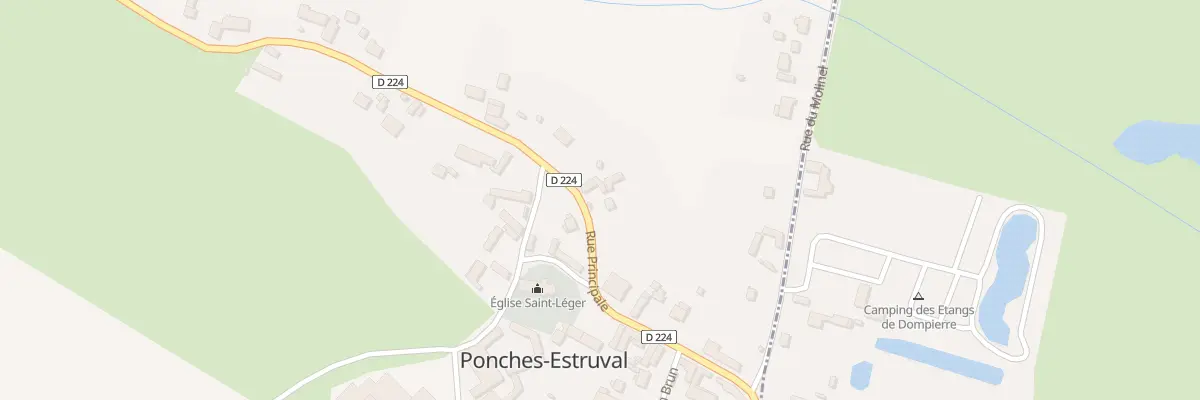 Plan du 27 Rue Principale à Ponches-Estruval