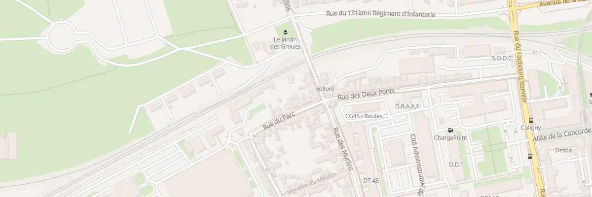 Plan du 85 Rue du Parc à Orléans