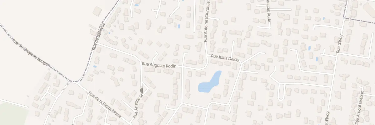 Plan du 201 Rue Antoine Bourdelle à Olivet