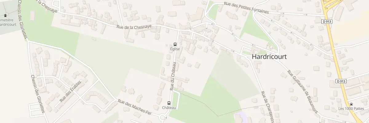 Plan du 15 Rue du Château à Hardricourt