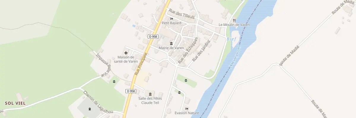 Plan du 2 Pl de la Fontaine à Varen