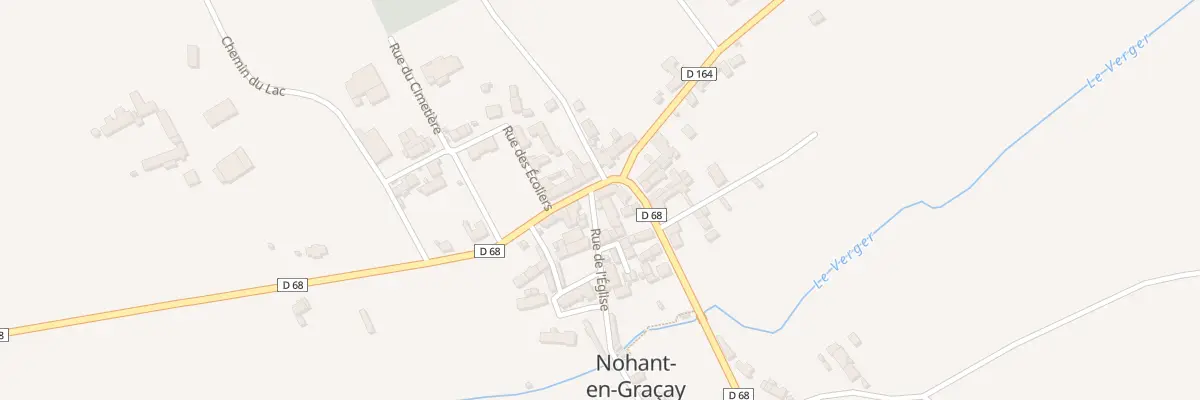 Plan du 2 Rue de l’Eglise à Nohant-en-Graçay