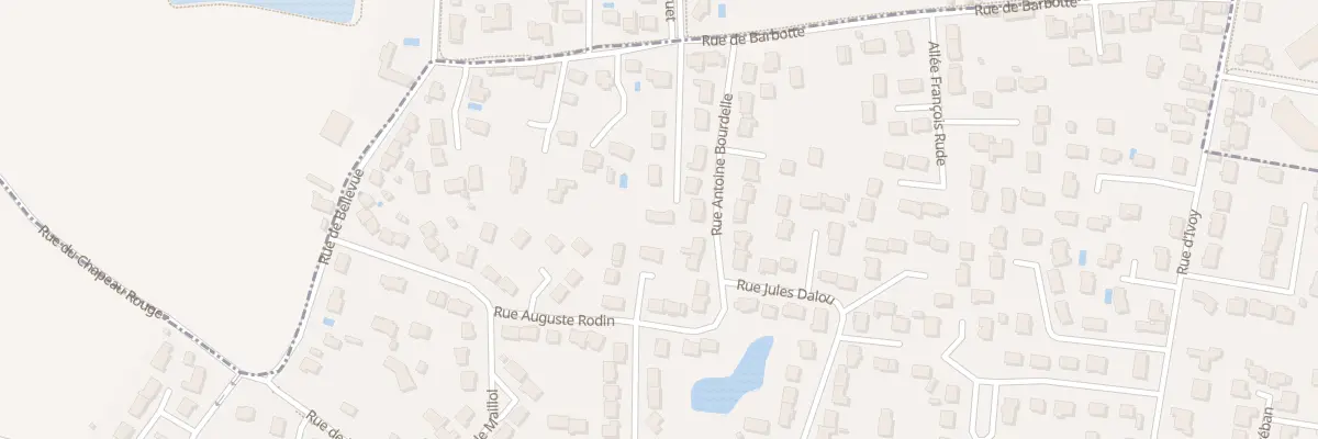 Plan du 401 Rue de Barbotte à Olivet