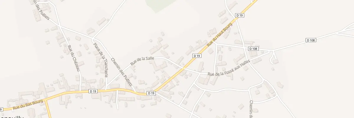 Plan du 16 Rue du Haut Bourg à Genouilly